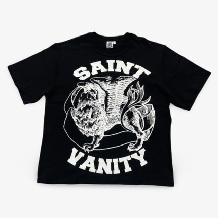 Saint Vanity 'Classic Logo' T-Shirt Black / White (SS24) - SOLE SERIOUSS (1)