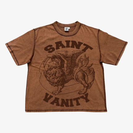 Saint Vanity 'Classic Logo' T-Shirt Brown (SS24) - SOLE SERIOUSS (1)