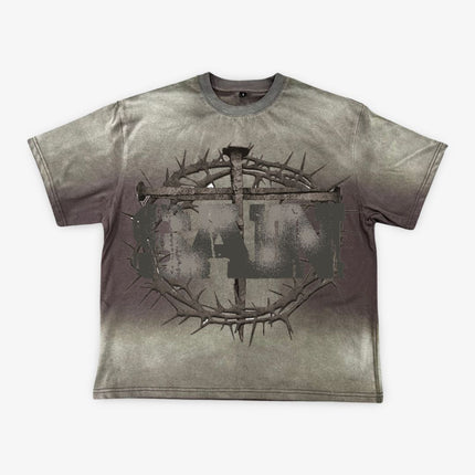 Saint Vanity 'Thorn Cross' T-Shirt Grey (SS24) - SOLE SERIOUSS (1)