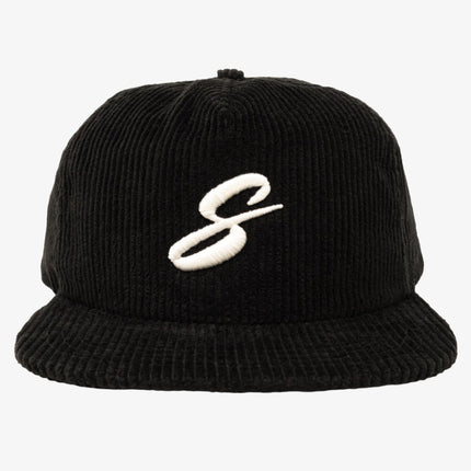 Scopd Corduroy Snapback Hat 'S Logo' Black | SOLE SERIOUSS [2]