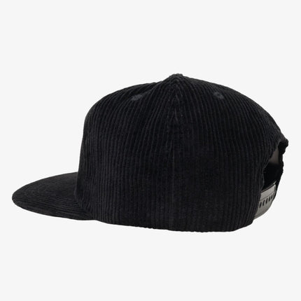 Scopd Corduroy Snapback Hat 'S Logo' Black | SOLE SERIOUSS [4]