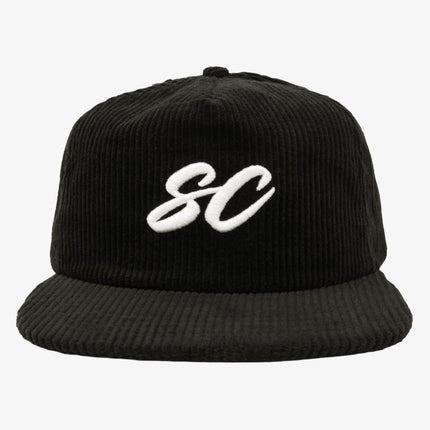 Scopd Corduroy Snapback Hat 'SC Logo' Black | SOLE SERIOUSS [2]