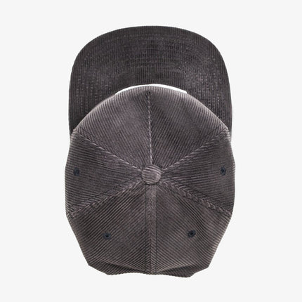 Scopd Corduroy Snapback Hat 'SC Logo' Charcoal Grey | SOLE SERIOUSS [3]