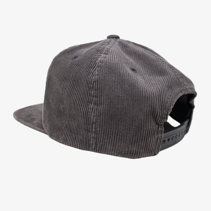 Scopd Corduroy Snapback Hat 'SC Logo' Charcoal Grey | SOLE SERIOUSS [4]