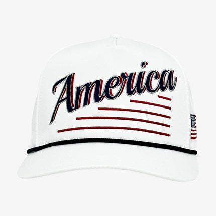 Shells Vintage Hat Co. 'America / The Uncle Sam' Snapback White | SOLE SERIOUSS [2]