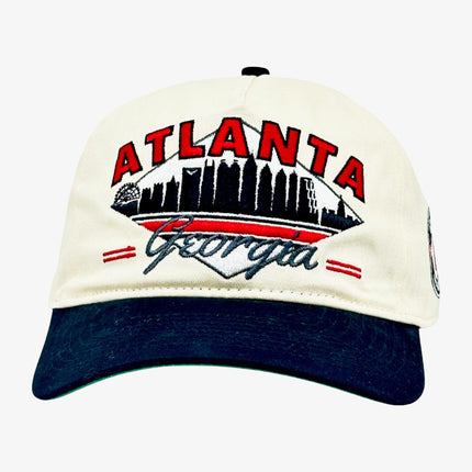 Shells Vintage Hat Co. 'Atlanta / The Hotlanta' 5-Panel Snapback White / Black | SOLE SERIOUSS [2]