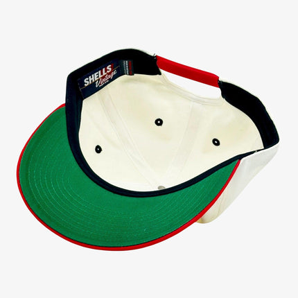 Shells Vintage Hat Co. 'Cincinnati / The Charlie Hustle' 5-Panel Snapback Cream / Red | SOLE SERIOUSS [5]
