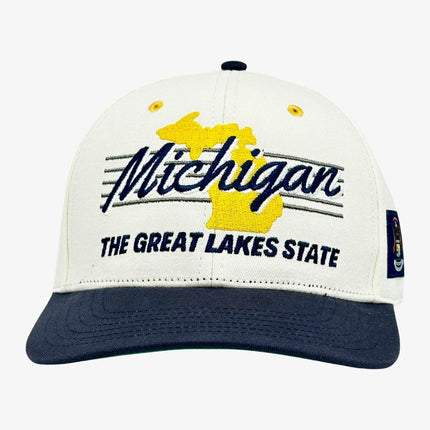 Shells Vintage Hat Co. 'Michigan / The Brady' Snapback Navy Blue | SOLE SERIOUSS [2]