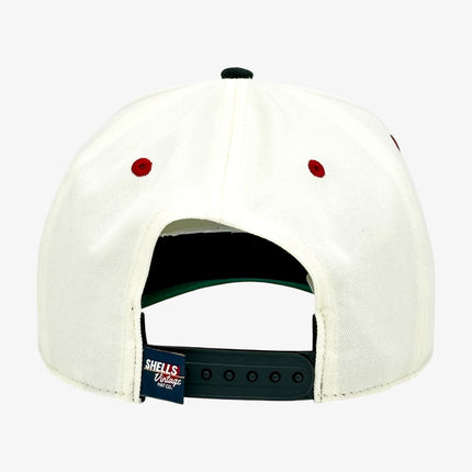 Shells Vintage Hat Co. 'South Carolina / The Willy B' 6-Panel Snapback Cream / Black | SOLE SERIOUSS [4]
