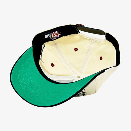 Shells Vintage Hat Co. 'South Carolina / The Willy B' 6-Panel Snapback Cream / Black | SOLE SERIOUSS [5]