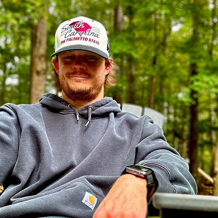 Shells Vintage Hat Co. 'South Carolina / The Willy B' 6-Panel Snapback Cream / Black | SOLE SERIOUSS [8]