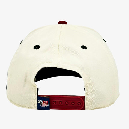 Shells Vintage Hat Co. 'South Carolina / The Willy B' 6-Panel Snapback Cream / Garnet | SOLE SERIOUSS [4]