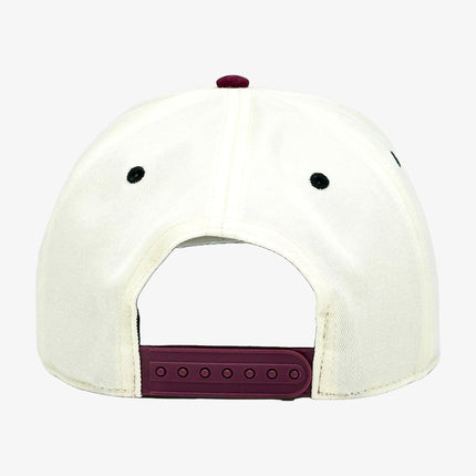 Shells Vintage Hat Co. 'Texas / The Manziel' 6-Panel Snapback Cream / Maroon | SOLE SERIOUSS [4]