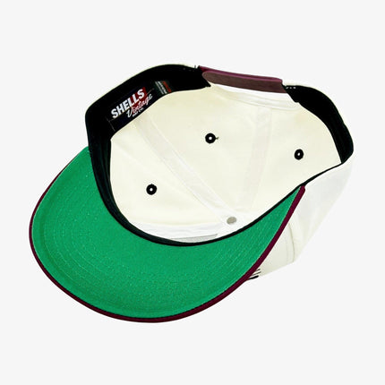 Shells Vintage Hat Co. 'Texas / The Manziel' 6-Panel Snapback Cream / Maroon | SOLE SERIOUSS [5]