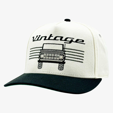 Shells Vintage Hat Co. 'Vintage Modern' Snapback Cream / Black | SOLE SERIOUSS [1]