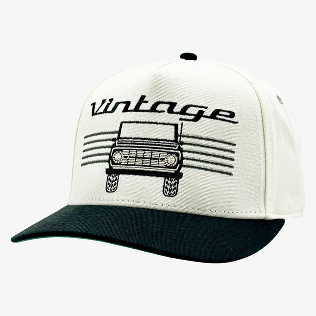Shells Vintage Hat Co. 'Vintage Modern' Snapback Cream / Black | SOLE SERIOUSS [1]