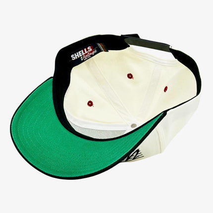 Shells Vintage Hat Co. 'Wisconsin / The Watt' 6-Panel Snapback Cream / Black | SOLE SERIOUSS [5]