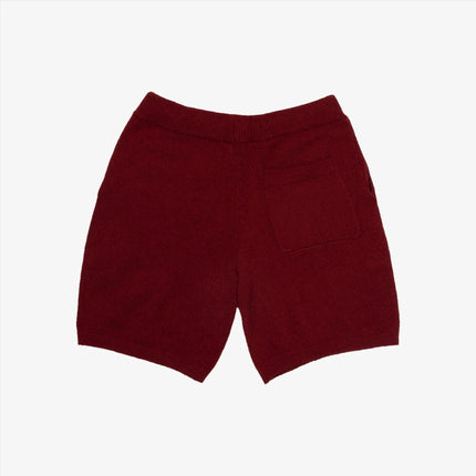 Sinclair 'Boucle' Shorts Burgundy - SOLE SERIOUSS (3)