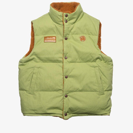 Sinclair Reversible Puffer Vest Olive / Light Brown - SOLE SERIOUSS (1)