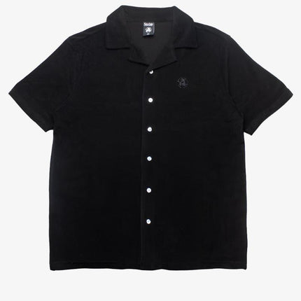 Sinclair Terry Button-Up Camp Shirt Black - SOLE SERIOUSS (1)