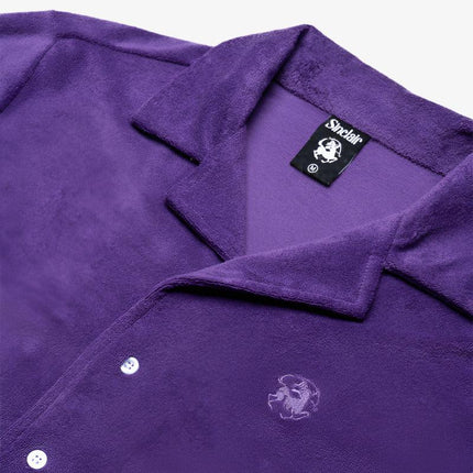 Sinclair Terry Button-Up Camp Shirt Purple - SOLE SERIOUSS (3)