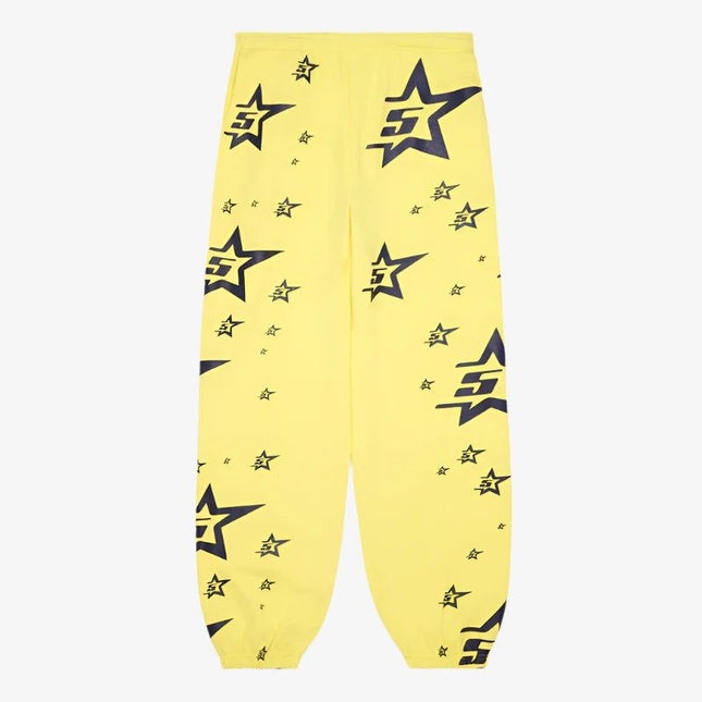 Sp5der '5Star' Sweatpants Yellow (SS24) M01SS0025SYN - SOLE SERIOUSS (1)