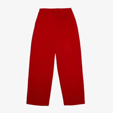 Sp5der 'Atlanta' Open Leg Sweatpants Red (SS24) - SOLE SERIOUSS (2)