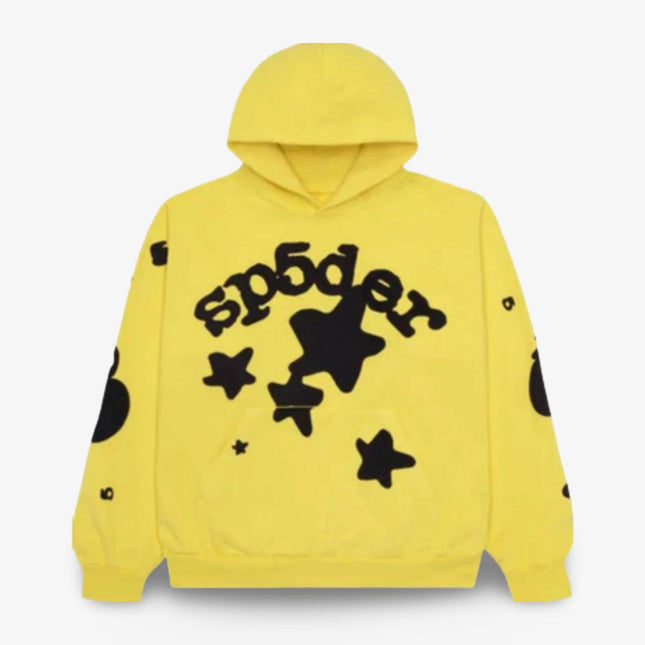 Sp5der 'Beluga' Pullover Hoodie Gold / Black (SS23) SP5-BGSR-HDYL - SOLE SERIOUSS (1)