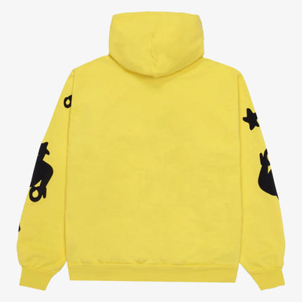 Sp5der 'Beluga' Pullover Hoodie Gold / Black (SS23) SP5-BGSR-HDYL - SOLE SERIOUSS (2)