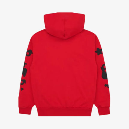 Sp5der 'Beluga' Pullover Hoodie Red / Black (FW23) SP5-BEL-HDRED - SOLE SERIOUSS (2)