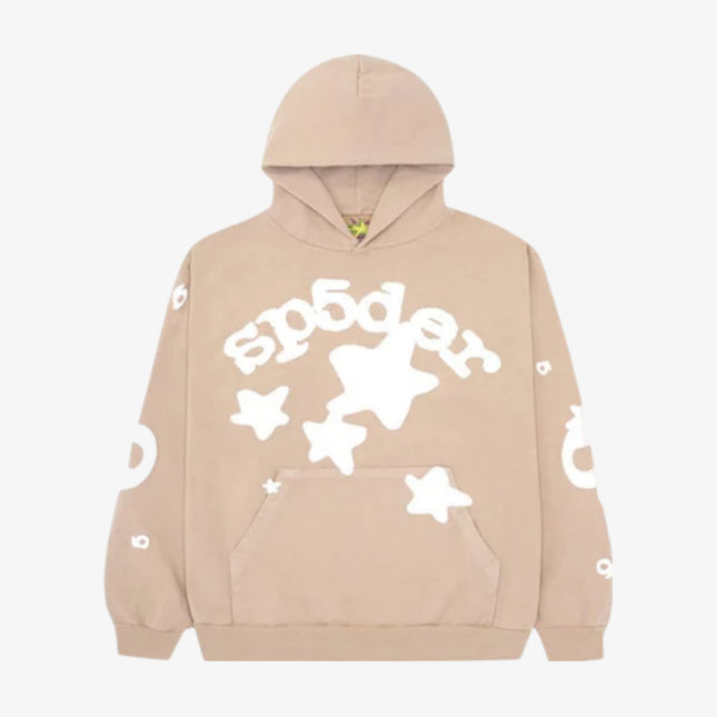 Sp5der 'Beluga' Pullover Hoodie Sand (SS23) SP5-SNDBEL-HD - SOLE SERIOUSS (1)