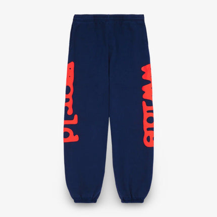 Sp5der 'Beluga' Sweatpants Navy / Red (SS24) M01SS002BGNR - SOLE SERIOUSS (1)