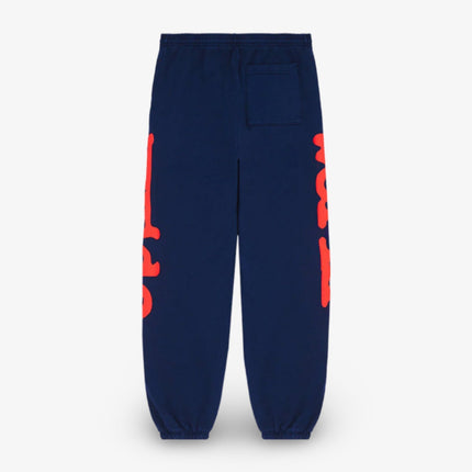 Sp5der 'Beluga' Sweatpants Navy / Red (SS24) M01SS002BGNR - SOLE SERIOUSS (2)