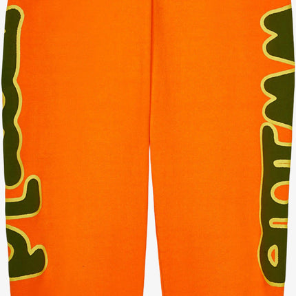 Sp5der 'Beluga' Sweatpants Orange / Green (FW23) SP5-BEL-SPORA - SOLE SERIOUSS (3)