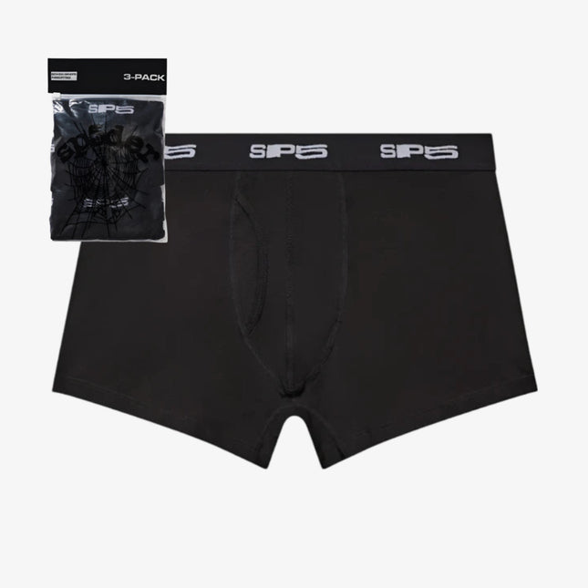 Sp5der Boxer Briefs (3 Pack) Black (FW24) - SOLE SERIOUSS (1)