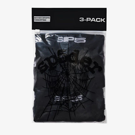 Sp5der Boxer Briefs (3 Pack) Black (FW24) - SOLE SERIOUSS (4)