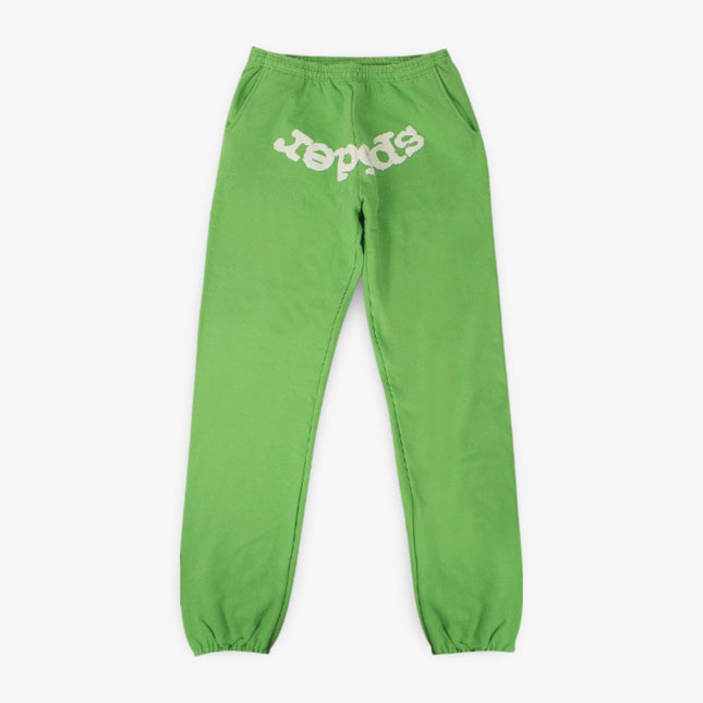 Sp5der 'Classic' Sweatpants Green SS21 - SOLE SERIOUSS (1)