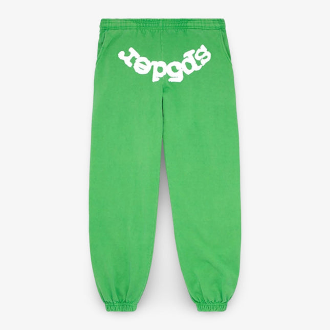 Sp5der 'Classic' Sweatpants Slime Green (SS23) SP5-8D-CLS-SLG - SOLE SERIOUSS (1)