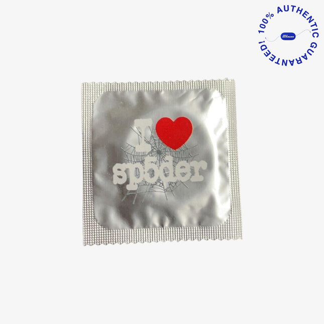 Sp5der Cond*m 'I Love Sp5der' (FW23) Silver | SOLE SERIOUSS [1]