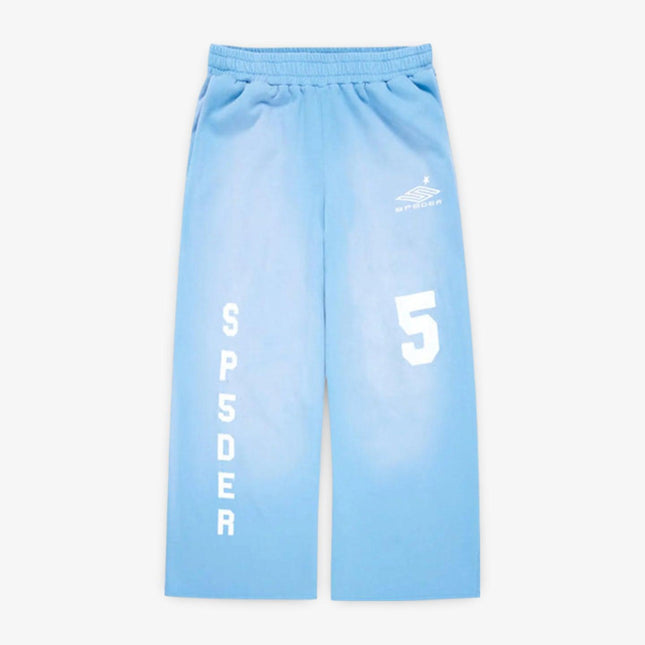 Sp5der 'Jumbo' Sweatpants Vintage Blue FW22 - SOLE SERIOUSS (1)