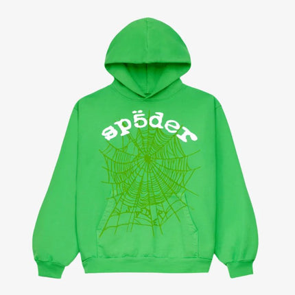 Sp5der 'Legacy' Hoodie Green (SS24) M01SS001W2GW - SOLE SERIOUSS (1)