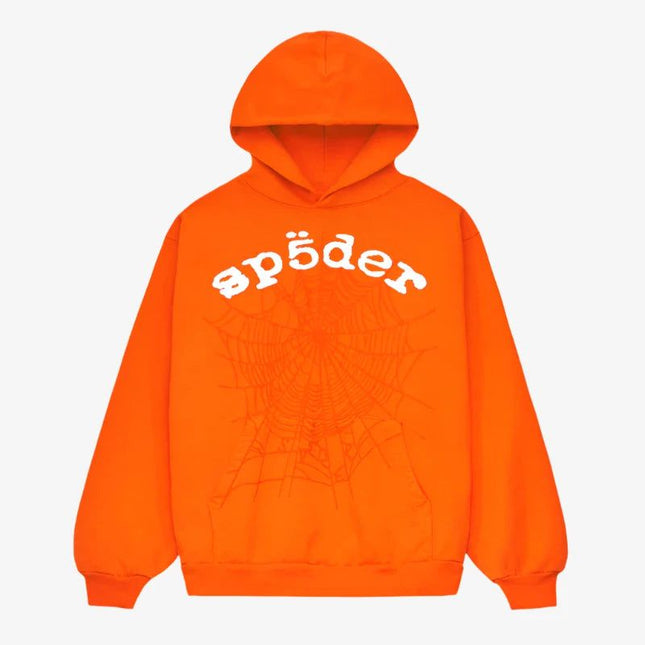 Sp5der 'Legacy' Hoodie Orange (SS24) M01SS001W2OW - SOLE SERIOUSS (1)