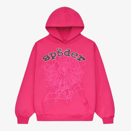 Sp5der 'Legacy' Hoodie Pink / Black (SS24) MS01SS001W2PB - SOLE SERIOUSS (1)