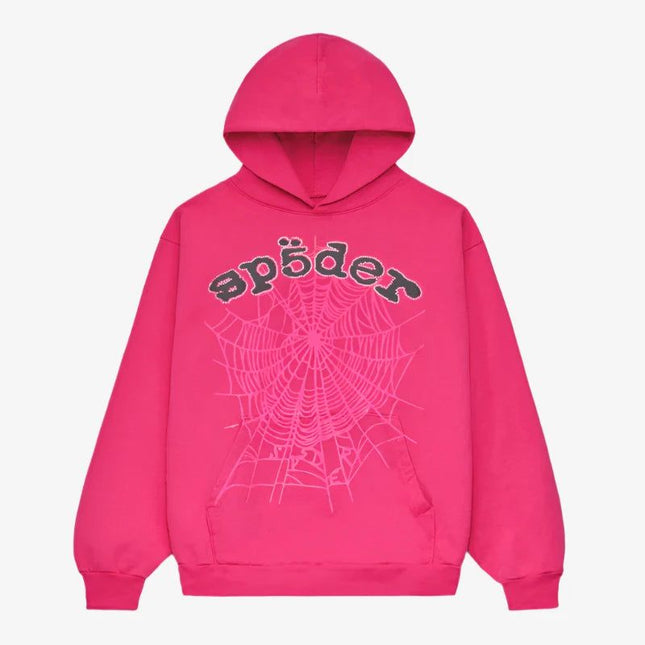 Sp5der 'Legacy' Hoodie Pink / Black (SS24) MS01SS001W2PB - SOLE SERIOUSS (1)