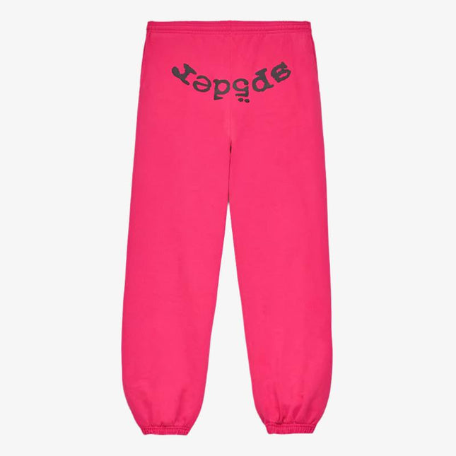 Sp5der 'Legacy' Sweatpants Pink / Black (SS24) M01SS002W2PB - SOLE SERIOUSS (1)