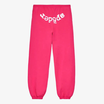 Sp5der 'Legacy' Sweatpants Pink / White (SS24) M01SS002W2PW - SOLE SERIOUSS (1)