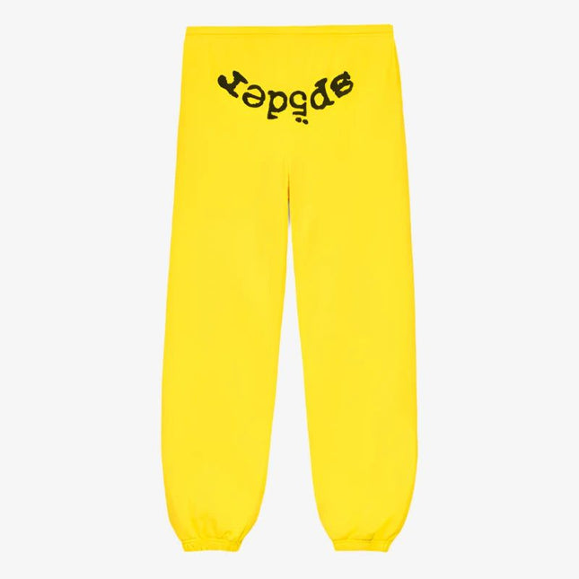 Sp5der 'Legacy' Sweatpants Yellow (SS24) M01SS002W2YB - SOLE SERIOUSS (1)