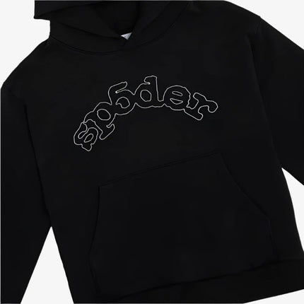 Sp5der 'OG Logo' Hoodie Black (FW24) - SOLE SERIOUSS (3)