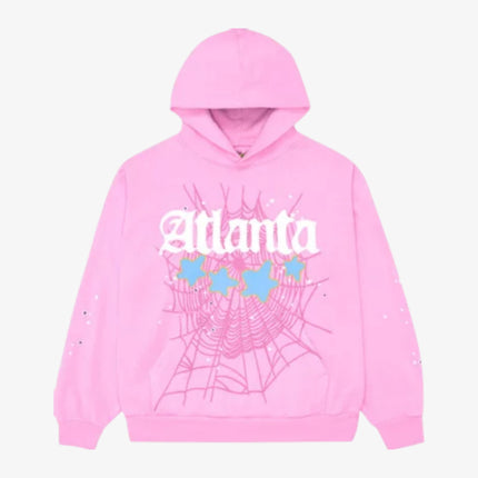 Sp5der 'OG Web Atlanta' Pullover Hoodie Pink (SS23) SP5-ATL-HDPIN - SOLE SERIOUSS (1)