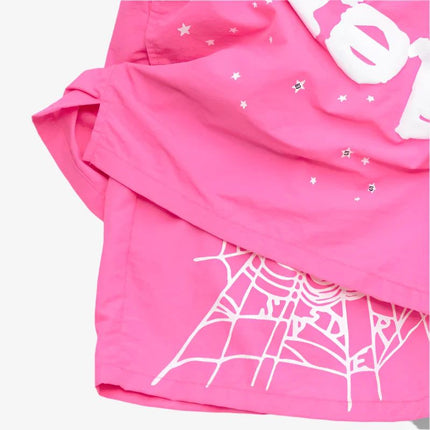 Sp5der 'OG Web' Double Layer Short Pink (SS24) M04SH001W2PW - SOLE SERIOUSS (3)